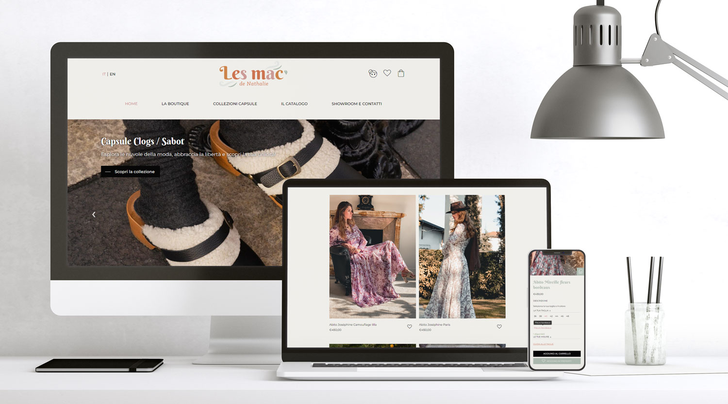 realizziamo sito ecommerce abbigliamento